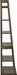 Liberty Stone Brook Leaning Bookcase in Rustic Saddle - J. Patrick’s Furniture (Pooler, GA)