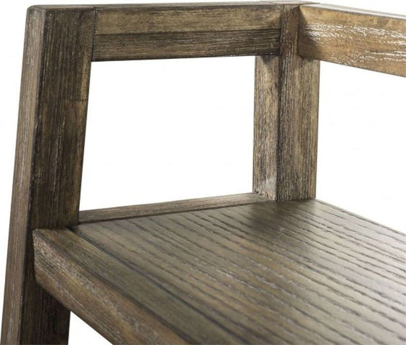 Liberty Stone Brook Leaning Bookcase in Rustic Saddle - J. Patrick’s Furniture (Pooler, GA)