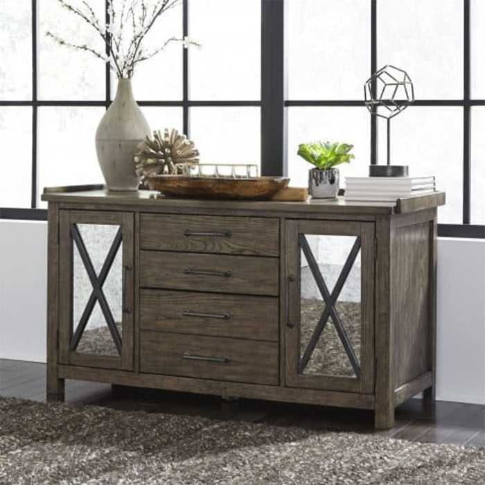Liberty Sonoma Road Small Credenza in Weather Beaten Bark - J. Patrick’s Furniture (Pooler, GA)