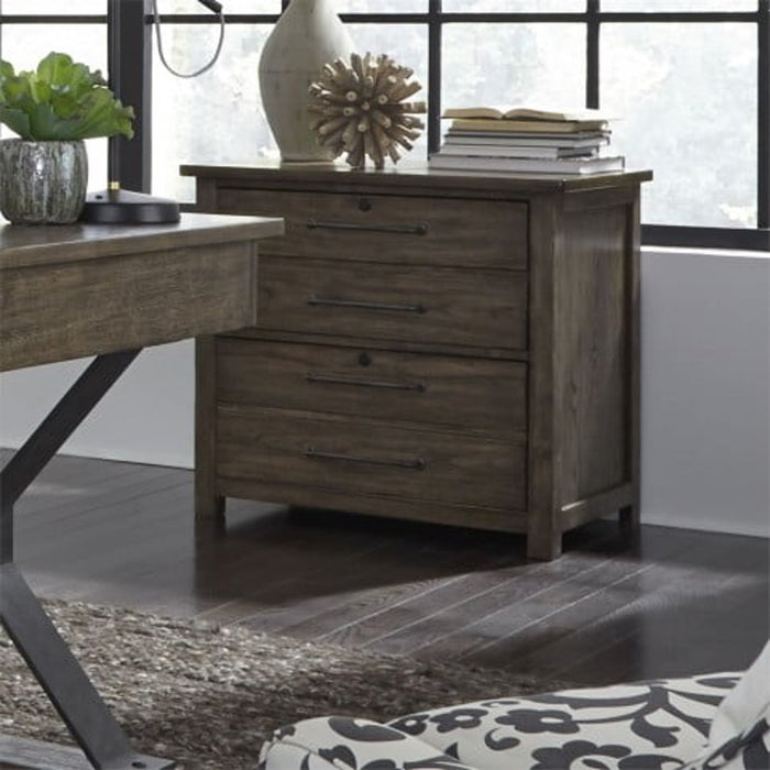 Liberty Sonoma Road Lateral File in Weather Beaten Bark - J. Patrick’s Furniture (Pooler, GA)