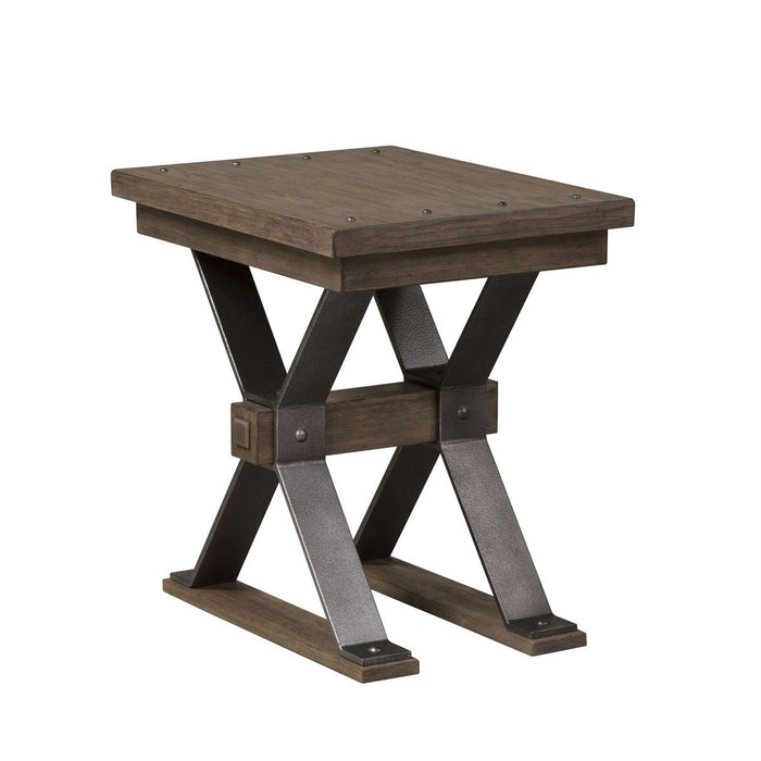Liberty Sonoma Road Chair Side Table in Weathered Beaten Bark - J. Patrick’s Furniture (Pooler, GA)