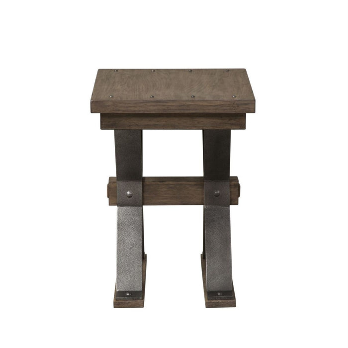 Liberty Sonoma Road Chair Side Table in Weathered Beaten Bark - J. Patrick’s Furniture (Pooler, GA)