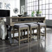 Liberty Sonoma Road Console Bar Table in Weathered Beaten Bark - J. Patrick’s Furniture (Pooler, GA)