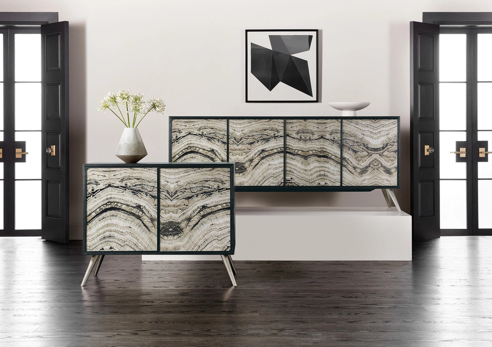 Melange Rockee Four Door Credenza
