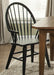 Liberty Furniture Hearthstone Windsor Back Arm Chair in Black (Set of 2) - J. Patrick’s Furniture (Pooler, GA)