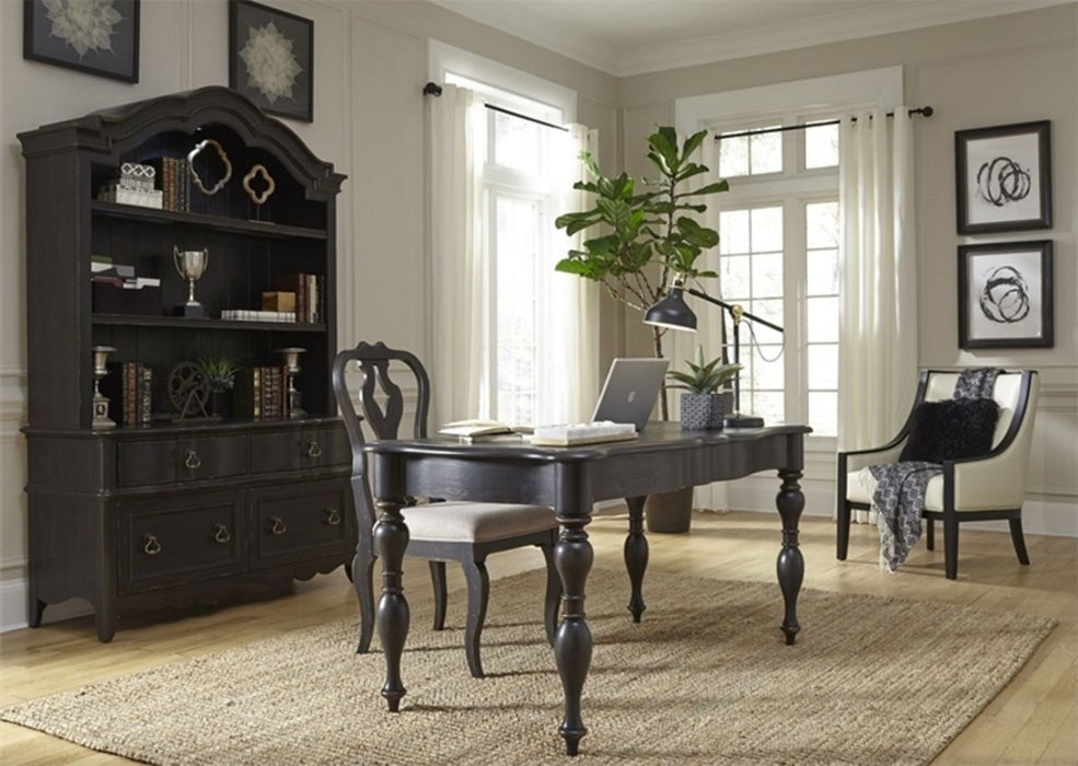 Liberty Chesapeake Credenza in Wire Brushed Antique Black - J. Patrick’s Furniture (Pooler, GA)