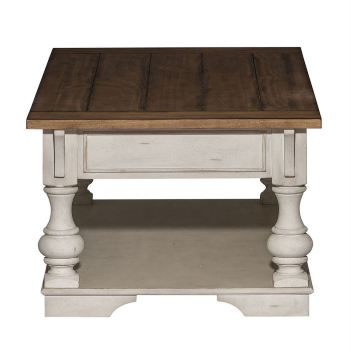 Liberty Morgan Creek Cocktail Table in Antique White - J. Patrick’s Furniture (Pooler, GA)