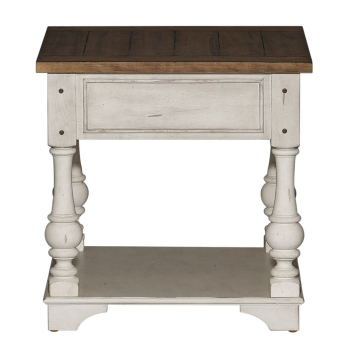 Liberty Morgan Creek End Table in Antique White - J. Patrick’s Furniture (Pooler, GA)