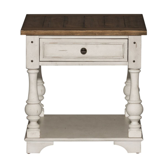 Liberty Morgan Creek End Table in Antique White - J. Patrick’s Furniture (Pooler, GA)