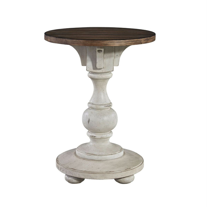 Liberty Morgan Creek Chair Side Table in Antique White - J. Patrick’s Furniture (Pooler, GA)