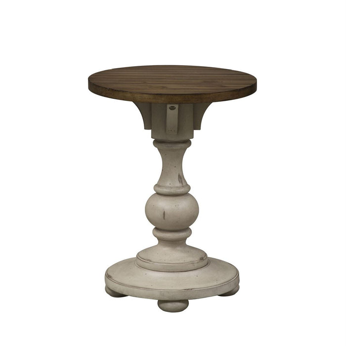 Liberty Morgan Creek Chair Side Table in Antique White - J. Patrick’s Furniture (Pooler, GA)