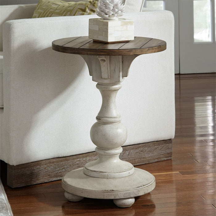 Liberty Morgan Creek Chair Side Table in Antique White - J. Patrick’s Furniture (Pooler, GA)