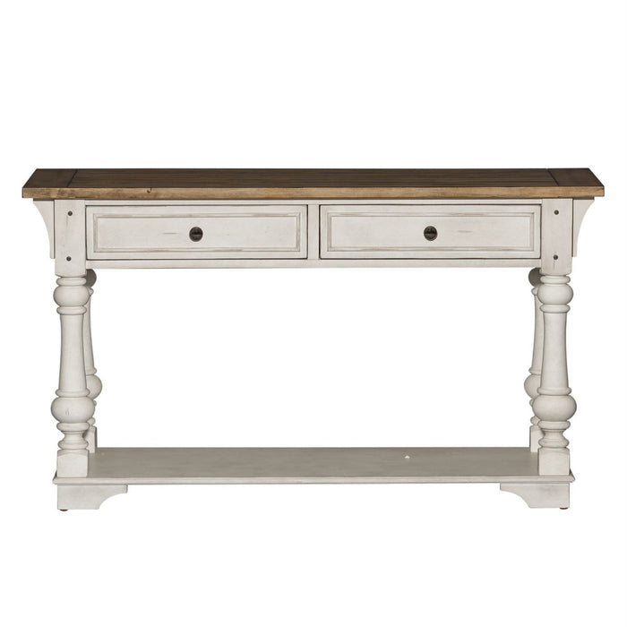 Liberty Morgan Creek Sofa Table in Antique White - J. Patrick’s Furniture (Pooler, GA)