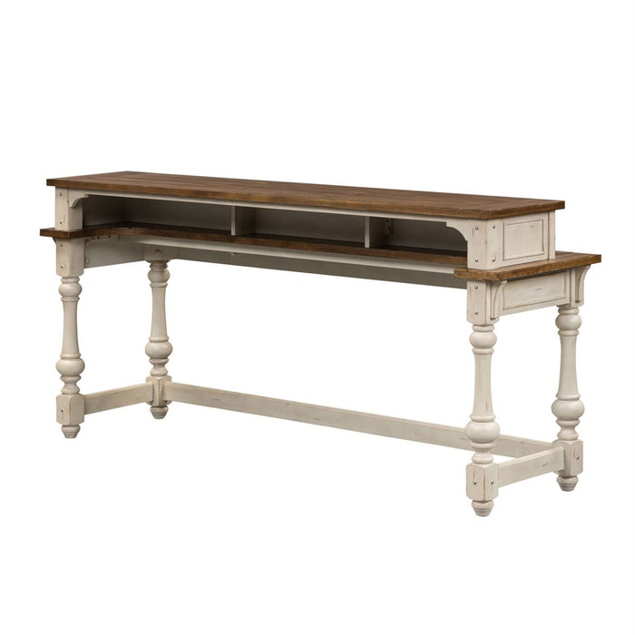 Liberty Morgan Creek Console Bar Table in Antique White - J. Patrick’s Furniture (Pooler, GA)