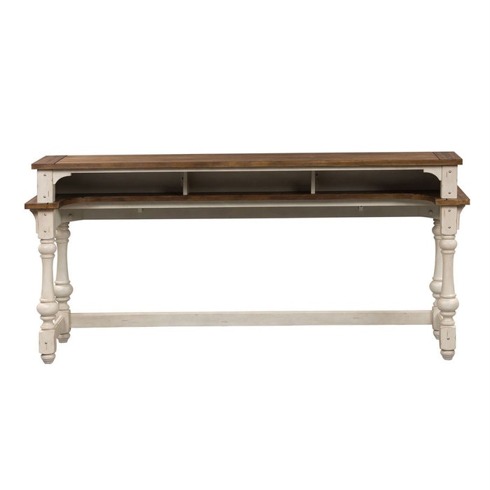 Liberty Morgan Creek Console Bar Table in Antique White - J. Patrick’s Furniture (Pooler, GA)
