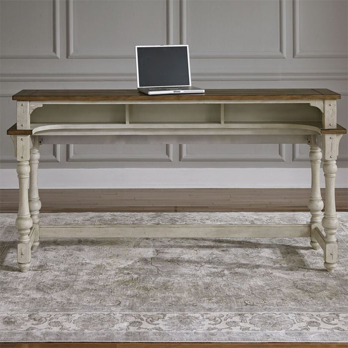 Liberty Morgan Creek Console Bar Table in Antique White - J. Patrick’s Furniture (Pooler, GA)