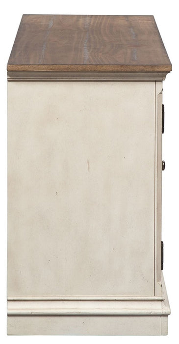 Liberty Morgan Creek 66" TV Console in Antique White - J. Patrick’s Furniture (Pooler, GA)