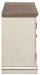 Liberty Morgan Creek 66" TV Console in Antique White - J. Patrick’s Furniture (Pooler, GA)