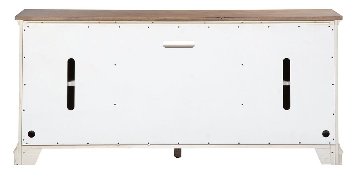 Liberty Morgan Creek 66" TV Console in Antique White - J. Patrick’s Furniture (Pooler, GA)