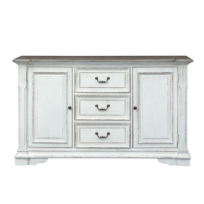 Liberty Furniture Abbey Park Buffet in Antique White - J. Patrick’s Furniture (Pooler, GA)