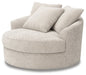 Cuddle Plush Oversized Swivel Accent Chair - J. Patrick’s Furniture (Pooler, GA)