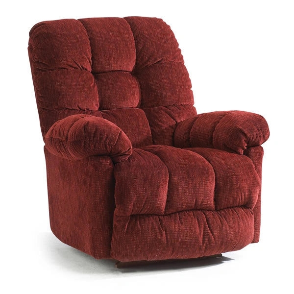 BROSMER LEATHER POWER HEAD TILT SPACE SAVER RECLINER- 9MZ84-1LV