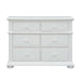 Summer House 6 Drawer Dresser in Oyster White image