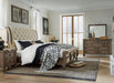 Liberty Furniture Americana Farmhouse Queen Sleigh Bed in Dusty Taupe - J. Patrick’s Furniture (Pooler, GA)