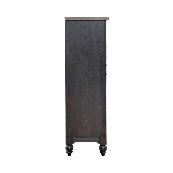 Americana Farmhouse 12 Drawer Chesser in Black