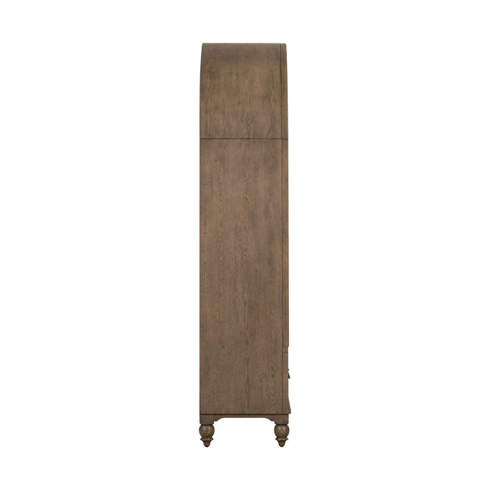 Americana Farmhouse Arched Display Cabinet image