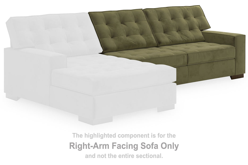 Caspian-Town Sectional with Chaise - J. Patrick’s Furniture (Pooler, GA)