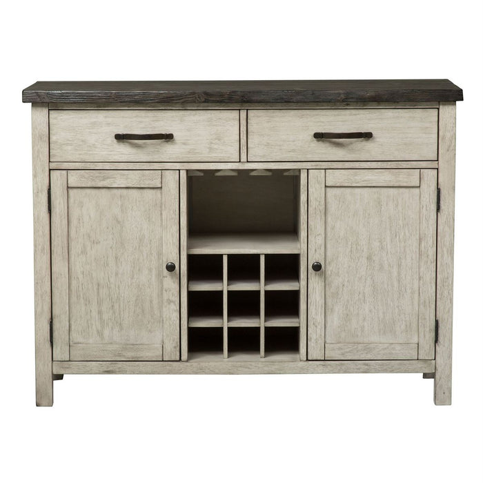Liberty Furniture Willowrun Sideboard in Rustic White - J. Patrick’s Furniture (Pooler, GA)