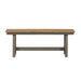 Liberty Furniture Lindsey Farm Backless Bench (RTA) in Gray and Sandstone - J. Patrick’s Furniture (Pooler, GA)