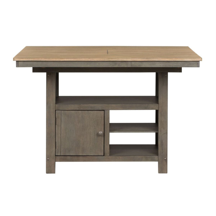 Liberty Furniture Lindsey Farm Kitchen Island in Gray and Sandstone - J. Patrick’s Furniture (Pooler, GA)