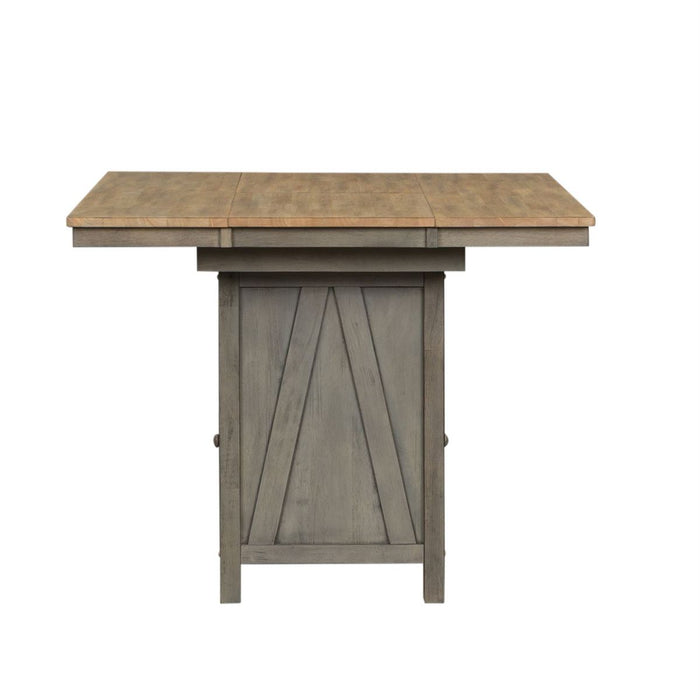 Liberty Furniture Lindsey Farm Kitchen Island in Gray and Sandstone - J. Patrick’s Furniture (Pooler, GA)
