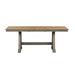 Liberty Furniture Lindsey Farm Trestle Dining Table in Gray and Sandstone - J. Patrick’s Furniture (Pooler, GA)