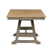 Liberty Furniture Lindsey Farm Trestle Dining Table in Gray and Sandstone - J. Patrick’s Furniture (Pooler, GA)