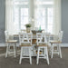 Liberty Furniture Lindsey Farm Kitchen Island in Weathered White & Sandstone - J. Patrick’s Furniture (Pooler, GA)