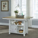 Liberty Furniture Lindsey Farm Kitchen Island in Weathered White & Sandstone - J. Patrick’s Furniture (Pooler, GA)
