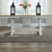 Liberty Furniture Lindsey Farm Trestle Dining Table in Weathered White & Sandstone - J. Patrick’s Furniture (Pooler, GA)