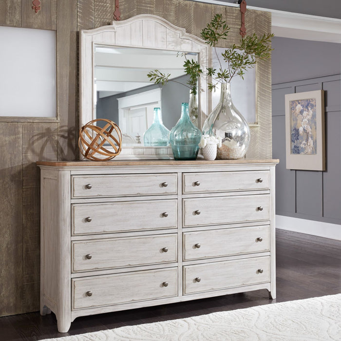 Farmhouse Reimagined King Poster Bed, Dresser & Mirror, Chest