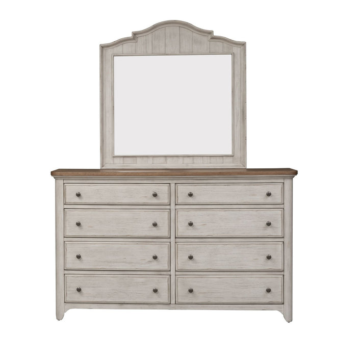 Farmhouse Reimagined King Poster Bed, Dresser & Mirror, Chest