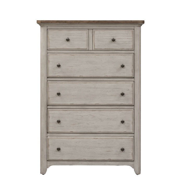 Farmhouse Reimagined Poster Bed, Dresser & Mirror, Chest image