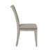Liberty Furniture Farmhouse Reimagined Ladder Back Upholstered Side Chair (RTA) in Antique White (Set of 2) - J. Patrick’s Furniture (Pooler, GA)