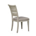 Liberty Furniture Farmhouse Reimagined Ladder Back Upholstered Side Chair (RTA) in Antique White (Set of 2) - J. Patrick’s Furniture (Pooler, GA)