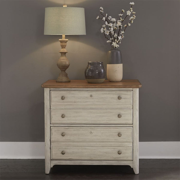 Liberty Farmhouse Reimagined Lateral File in Antique White - J. Patrick’s Furniture (Pooler, GA)