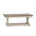 Liberty Farmhouse Reimagined Rectangular Cocktail Table in Antique White - J. Patrick’s Furniture (Pooler, GA)