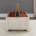 Liberty Farmhouse Reimagined Storage Trunk in Antique White - J. Patrick’s Furniture (Pooler, GA)