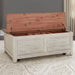 Liberty Farmhouse Reimagined Storage Trunk in Antique White - J. Patrick’s Furniture (Pooler, GA)
