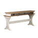 Liberty Farmhouse Reimagined Console Bar Table in Antique White - J. Patrick’s Furniture (Pooler, GA)